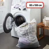 BUFFER® Büyük Boy File Çamaşır Torbası 80x100 cm | Hassas Yıkama Filesi | Yorgan, Perde, Nevresim Yıkama Torbası thumbnail 5