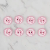 Loren Crafts pembe 8 li ayak izi düğme - 436 thumbnail 2