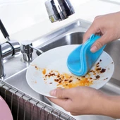 BUFFER® 2'li Kir Tutmaz Tırtıklı Yüzey Bulaşık Yıkama Pedi thumbnail 2