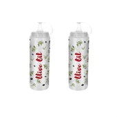 BUFFER® Şeffaf Kapaklı Sızdırmaz Yağlık Sosluk Şişesi Plastik Yağdanlık Master Chef AP-9471 - 5