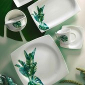 Kütahya Porselen Bone Mare 28 Parça 10150 Dekor Kahvaltı Takımı - 1