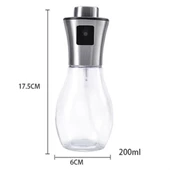 BUFFER® Çok Amaçlı Spreyli Sızdırmaz Cam Şişe Yağdanlık Limon Sirke Sos Püskürtücü Dağıtıcı Sprey thumbnail 4