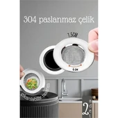 Modacar Lavabo Süzgeci - 7.5 cm Çap 2 Lİ SET Gider Sügeci Lavabo Süzgeci - 1