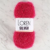 Loren Silver Fuşya El Örgü İpi - RS0022 - 34078 thumbnail 1