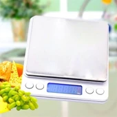 BUFFER® Elektronik 3 kg Kapasiteli Dijital Hassas Kantar Mutfak Tartısı Terazi - 1
