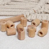 Loren Crafts 10 Adet Ham Boru Ahşap Boncuk 16mm thumbnail 2
