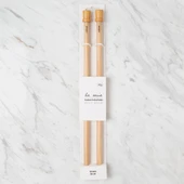 La Mia Whitewood 12 mm 36 cm Ahşap Örgü Şişi thumbnail 1