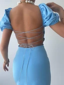 Hessen Sırt Dekolteli Elbise thumbnail 5