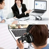 BUFFER® 360 Derece Dönebilen Hava Aldıran Laptop Standı - 2
