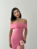 MADONNA YAKA UZUN ELBİSE thumbnail 1