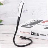 BUFFER® USB Girişli 14 Ledli 3 Kademeli Dokunmatik Masa/Kitap Okuma Lambası Ledi Siyah - 3
