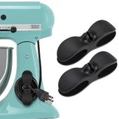 BUFFER® 2li Kablo Tutucu Silikon Kordon Sarıcı Kablo Yönetici Klips thumbnail 1