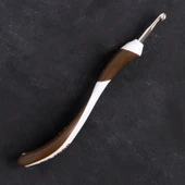 Addi Swing 5mm 16cm Kahverengi Ergonomik Yün Tığ - thumbnail 2