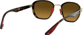 Ray-Ban Scuderia Ferrari 3674M F029A2 Gold-Brown Güneş Gözlüğü - 3