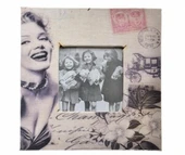 BUFFER® Decotown Marilyn Monroe Tasarım Ahşap Resim Fotoğraf Çerçevesi thumbnail 2