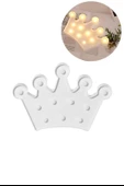 BUFFER® 3D Dekoratif Pilli Kraliçe Tacı Model Led Masa ve Gece Lambası thumbnail 7
