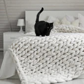 La Mia Jumbo Pembe Dev Yün El Örgü İpi - J9 thumbnail 4