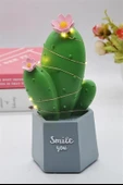 BUFFER® Led Işıklı Kaktüs Biblo Ev Dekorasyon ve Hediyelik Eşya Led Aydınlatma thumbnail 6