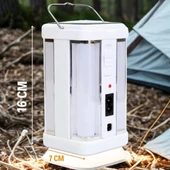 BUFFER®  Güneş Enerjili Şarjlı Işık 1200mAh Yeniden Şarj Edilebilir Batarya YG-7977S - 5