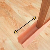 BUFFER®  4 Adet Kapı Toz Rüzgar Önleyici Isı Yalıtımı Sağlayan Sızdırmaz Strafor thumbnail 2