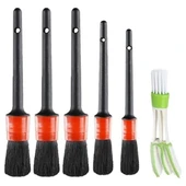 BUFFER® Yumuşak Kıllı İç Ve Dış Temizlik İçin 5+1 Detaylı Araç Oto Temizlik Bakım Fırça Seti - 1
