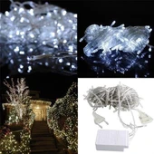 BUFFER® 100 Ledli 8 Fonksiyonlu 10 Metre Led Aydınlatma Dekor Lambası (beyaz) thumbnail 5