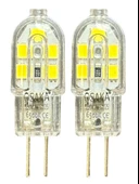 (2 Adet) Osaka 2W Beyaz Işık (6500K) G4 Duylu (İğne Bacak) Led Kapsül Ampul thumbnail 1