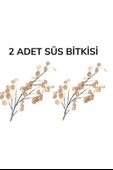 BUFFER® 100 cm Dekoratif Dallı Sedef Ağacı Çiçeği Yapay  Süs Bitkisi - 8