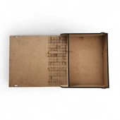 İsa Mesih Kutsal Kalp Dekoratif Saklama Kutusu - Vitray Sanat Tasarımlı Dini Hediye Kutusu thumbnail 5