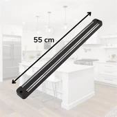 BUFFER® Mıknatıslı Paslanmaz Duvar Bıçak Askısı Standı 55 Cm Aparat - 5