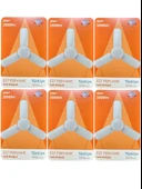 (6 Adet) Osaka 30W (200W) Beyaz Işık (6500K) E27 Duylu (Kalın Duy) Pervane Ampul thumbnail 1