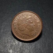 Escoines 3996368af49577cfd4 2002 two pence İngiliz sterlini 2 peni Bakır kaplamalı çelik ççt+ para - 2