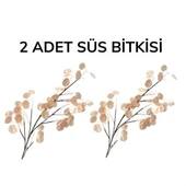 BUFFER® 100 cm Dekoratif Dallı Sedef Ağacı Çiçeği Yapay  Süs Bitkisi - 7