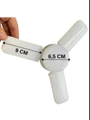 (6 Adet) Osaka 30W (200W) Beyaz Işık (6500K) E27 Duylu (Kalın Duy) Pervane Ampul thumbnail 3