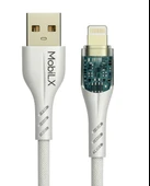 MobiLX 3.4A Lightning Şarj Kablosu – USB to Lightning | Örgülü Yapı | Model: MU-09 - 3