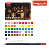 Bruynzeel Rijks Museum Kuru Boya Kalem Seti 50 Renk Night Watch Metal Kutu thumbnail 3