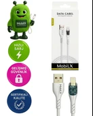MobiLX 3.4A Lightning Şarj Kablosu – USB to Lightning | Örgülü Yapı | Model: MU-09 - 1