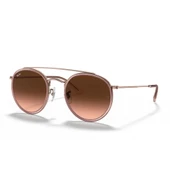Ray-Ban Round 3647N 9069A5 Copper-Brown Güneş Gözlüğü thumbnail 1