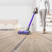 Dyson V11 Origin akülü süpürge, 185 AW, 60 dk çalışma süresi, Motorbar kendi kendini çözen, 3 mod, LCD ekran, uzun başlık, duvar istasyonu, nikel/mor - 2