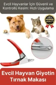Özel Üretim Dayanıklı Güvenli Bakım Keskin Bıçaklı Kedi Köpek Evcil Hayvan Giyotin Tırnak Makası - 1