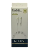 MobiLX 60W Type-C to Type-C Hızlı Şarj Kablosu – Örgülü Yapı | Model: MU-09 - 2
