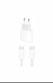 MobiLX M-21 iPhone 15 Pro Max Uyumlu 20W Type-C Hızlı Şarj Adaptörü + USB-C Kablo - 3