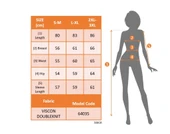 Kadın Uzun Kollu Bisiklet Yaka Desenli Viskon Iki Iplik Elbise thumbnail 4