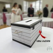 Kilitli, Ahşap Takı/Çeyiz Sandığı (Nişan-Kına-Düğün-Sünnet Takı Toplama) - 3