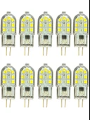 (10 Adet) Osaka 3W Beyaz Işık (6500K) G4 Duylu (İğne Bacak) Led Kapsül Ampul - 1
