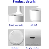 Ozmik Anti Yerçekimi Nemlendirici Su Damlası Geri Akışı Sessiz Masa Üstü Dekorasyonu Yoğun Sis thumbnail 5