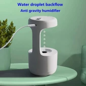 Ozmik Anti Yerçekimi Nemlendirici Su Damlası Geri Akışı Sessiz Masa Üstü Dekorasyonu Yoğun Sis thumbnail 4