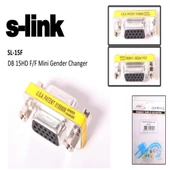 S-LINK SL-15F 15 Pin (F/F) Vga Metal Çevirici - 1
