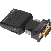 VCOM CA336A VGA ERKEK TO HDMI DİŞİ Dönüştürücü - 1