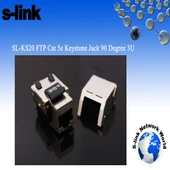 S-LINK SL-KS20 FTP CAT5E 3U 90 DERECE KESTONE JACK - 1